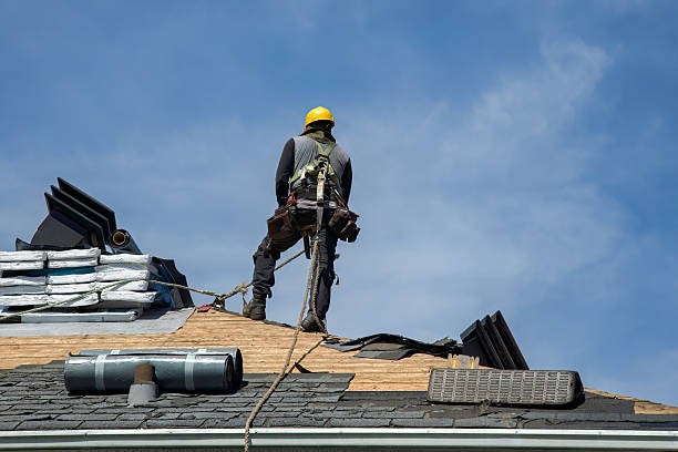 Professional Roof Replacement technician working in Lemon Springs, NC